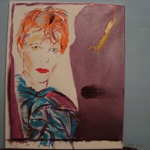 Acrylic Painting on Framed Canvas